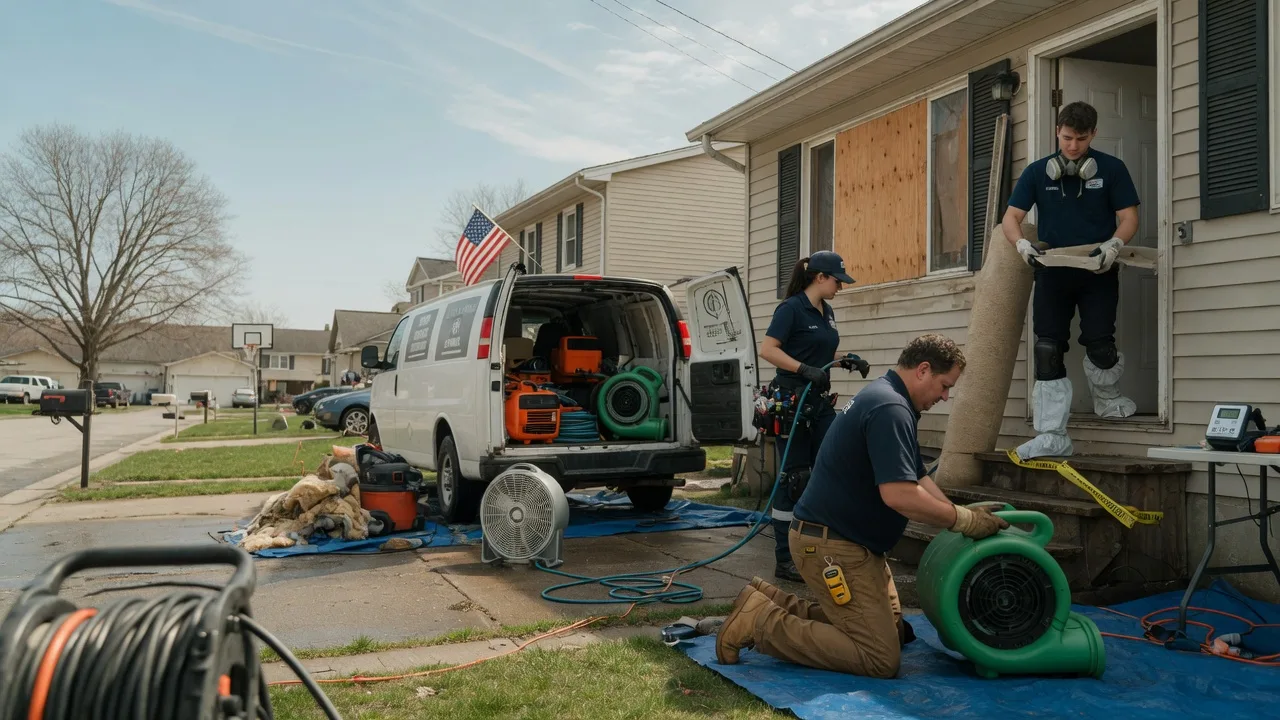 Water Damage Restoration in Mcbrides, MI near me
